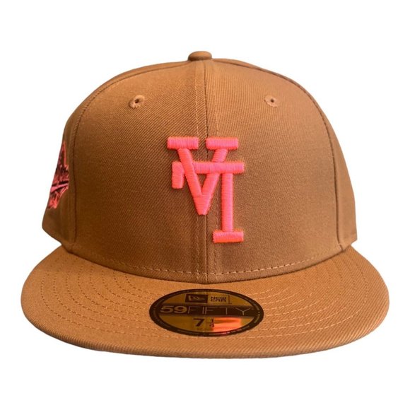 New Era Los Angeles Dodgers Upside Down Logo 59FIFTY Fitted Hat Cap - Picture 3 of 10